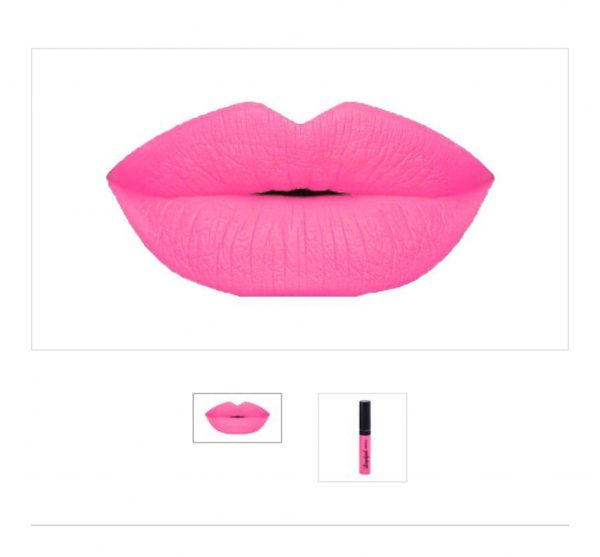 Shocking pink matte liquid lipstick