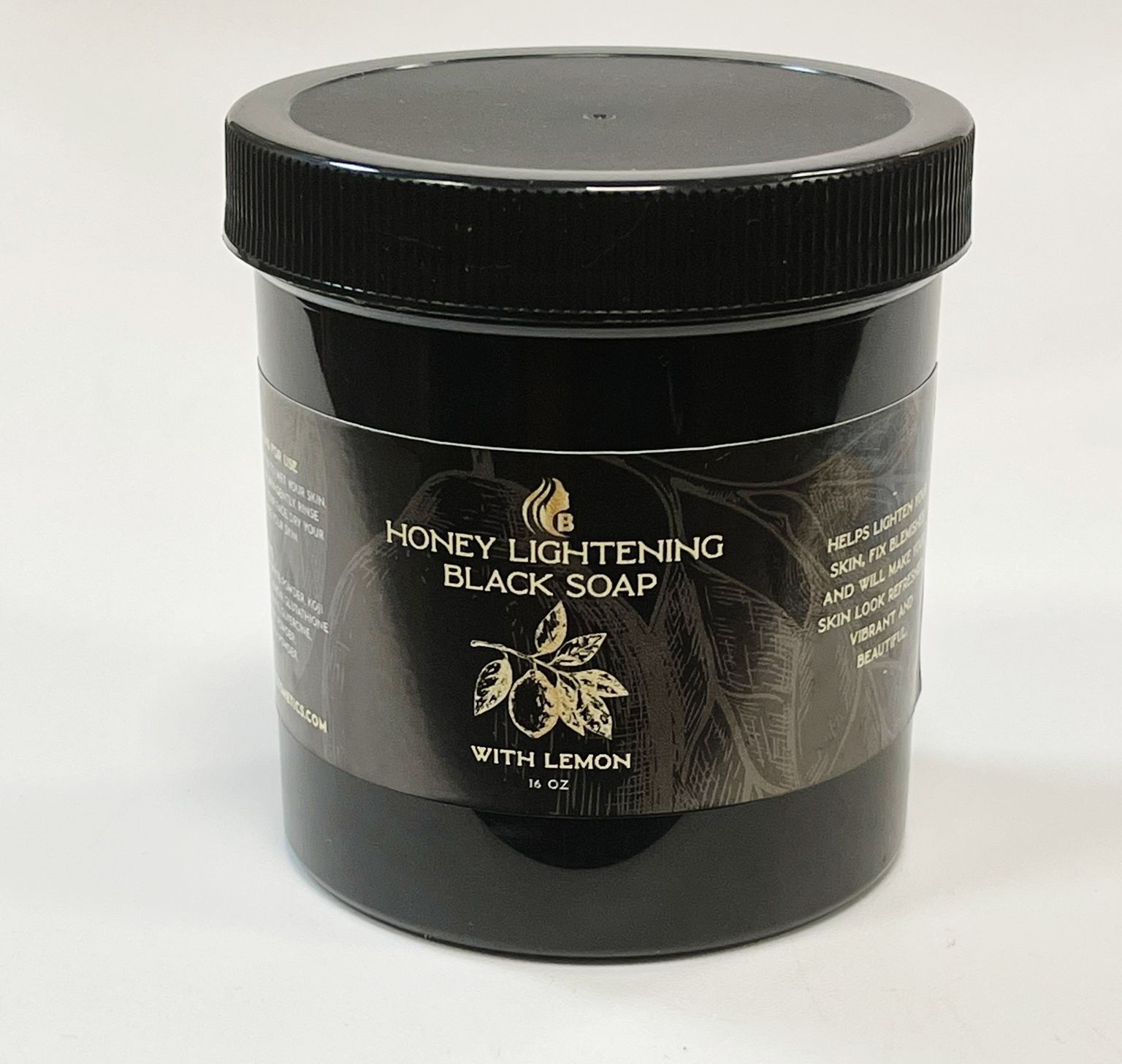 Honey Brighten Black Soap(16oz) BISC MEDICAL SPA &COSMETICS Beauty