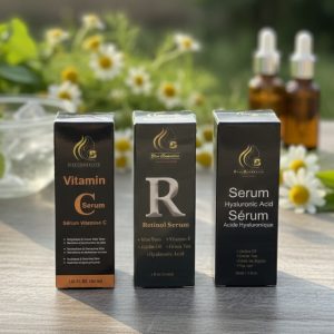 Vitamin C, Hyaluronic Acid with Retinol Serum Combo #3