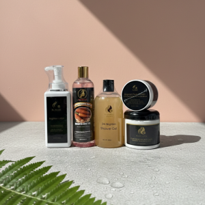 Brighten Lotion Combo Set (Brighten Face Cream With 24k Brighten Shower Gel, Body Scrub with Carotene body oil 400ml) #5