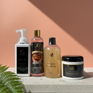 Brighten lotion Combo set (24k brighten shower, body scrub and Carotene body oil 400ml) #4