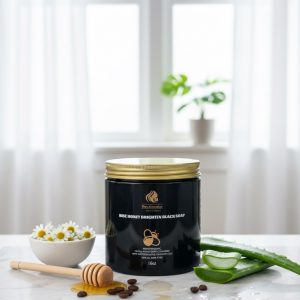 Honey Brighten Black Soap(16oz)