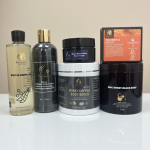 Men's Nourishing Combo Set (Turmeric Soap Bar, Honey Black Soap, Men’s Nourishing Face Cream, Men’s Collagen Body Lotion, Glowing Oil and Honey Coffee Body Scrub)#6