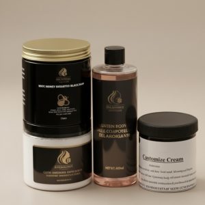 Customized Cream, Glow Brighten Body Scrub 16oz, Brighten Black Soap, Brighten Body Oil 400ml #4