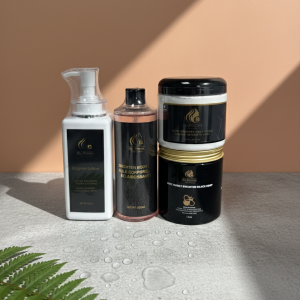 Brighten lotion Combo set (honey brightening black soap, body scrub and brighten body oil 400ml) #4