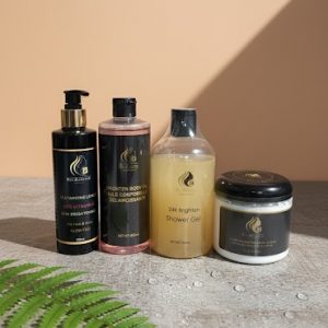 Glutathione face and body lotion combo (24k Shower Gel, Body Scrub and Brighten Body Oil Serum 400ml) #4